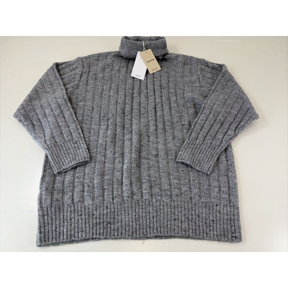 MNG Mango Women’s Thick Gray Sweater Comfy Size XS
